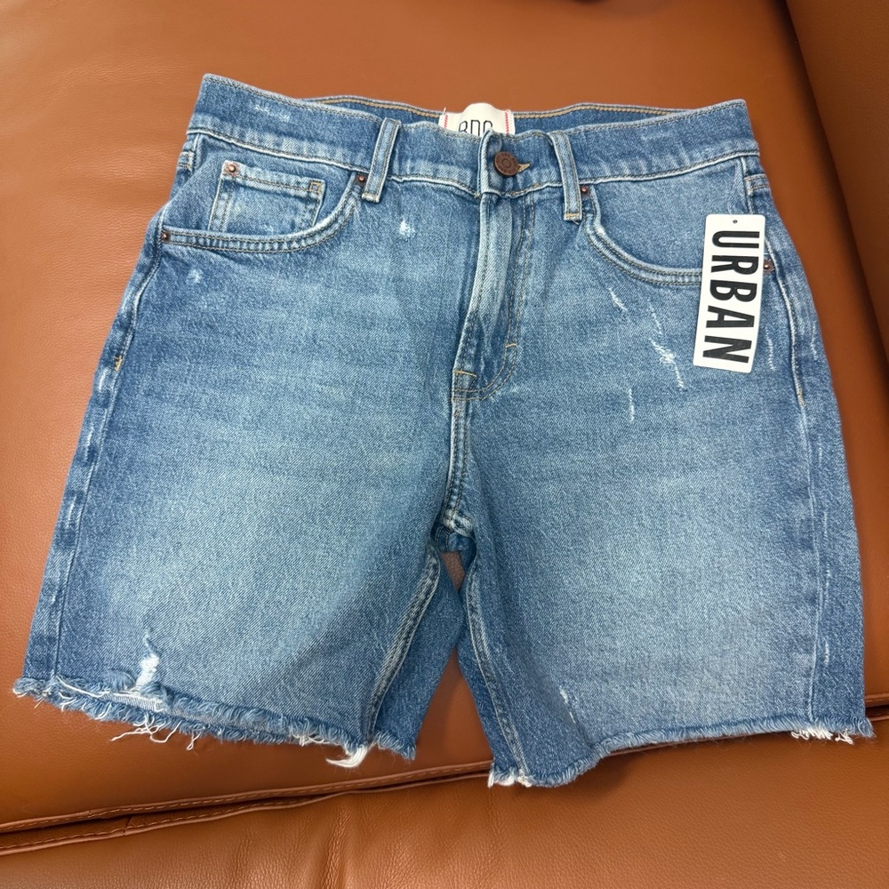 BDG Urban Outfitters Vintage Denim Cutoff Shorts Distressed High Rise NWT 26